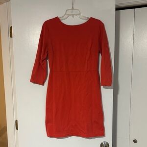 Elegant Coral Women's Dress